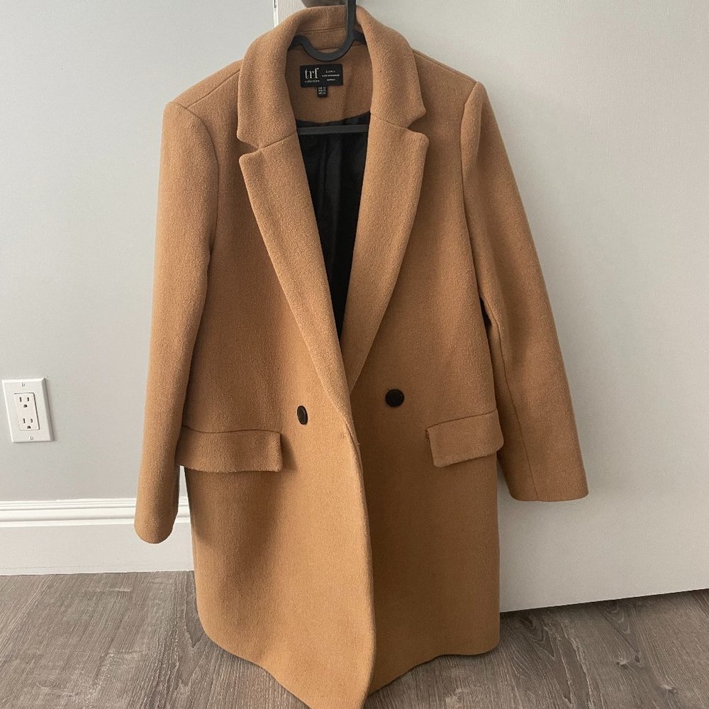 ZARA CAMEL WOOL COAT